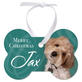Sublimated Bone Ornament Glossy, 1 Sided