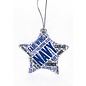 Ornament - Simple Glass Star 3.75"