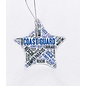 Ornament - Simple Glass Star 3.75"