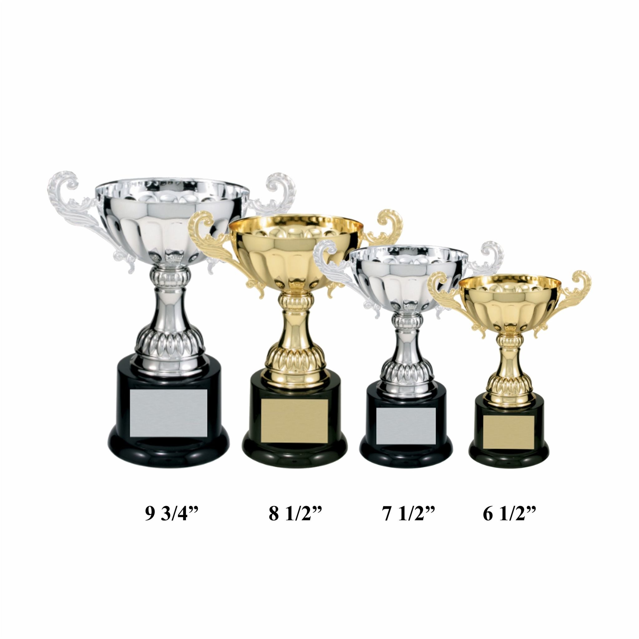 Metal Trophy Cup, Size (Inches): 1-5 inch at Rs 1263/piece in