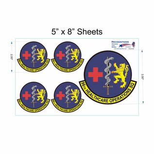 Squadron Patch Decal Set