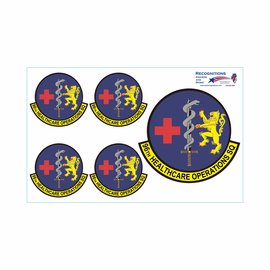 Squadron Patch Decal Set