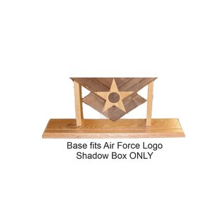 Morgan House Shadow Box Coin Stand for Air Force Logo Box