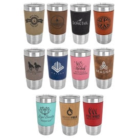 Polar Camel 20 oz. Leatherette Insulated Tumbler