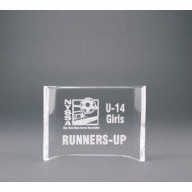 Acrylic Crescent Award