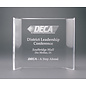 Engraved  Acrylic Crescent Award