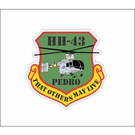 HH-43 Patch Magnet - 3"