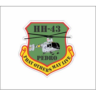 HH-43 Pedro Rescue Patch Magnet – Vietnam Air Force Rescue Tribute - 3"