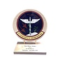 Squadron Patch Award with 8" Diameter Display and 4" x 7" Base