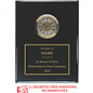 Black Piano Finish Clock Plaque - 8"x10"