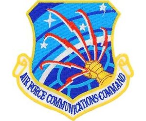 USAF Air Force Communications Service Patch - P1031 - Veteran Military Insignia
