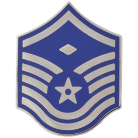 Air Force E7 First Sergeant Chevron Pin