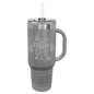 40 oz. Travel Mug with Handle, Straw Included