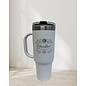 40 oz. Travel Mug with Handle, Straw Included