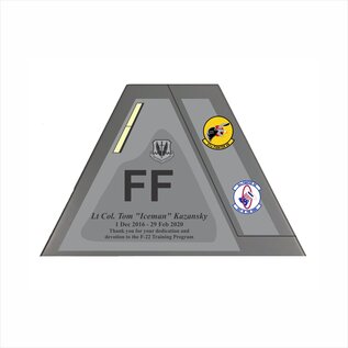 F-22 Tail Flash Wall Hanging