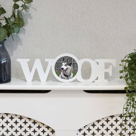 White Wood WOOF Photo Word