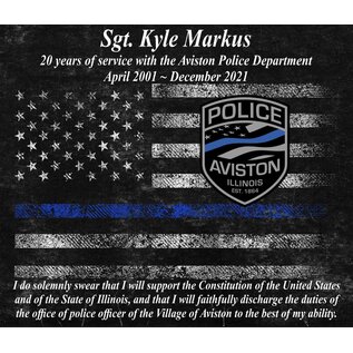 Morgan House Custom Printed Distressed Flag with Name & Text