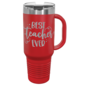 40 oz. Travel Mug with Handle, Straw Included