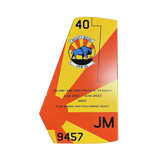CV-22 Tail Flash Wall Hanging