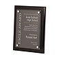 Floating Plaque - Piano Finish with Acrylic Plate