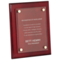 Floating Plaque - Piano Finish with Acrylic Plate