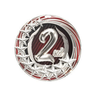 Star Blast Medal – 2 1/4" Custom 2" Insert Holder Award Medal