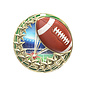Star Blast Medal – 2 1/4" Custom 2" Insert Holder Award Medal