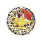 Star Blast Medal – 2 1/4" Custom 2" Insert Holder Award Medal