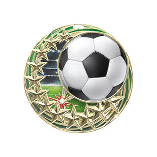 Star Blast Medal – 2 1/4" Custom 2" Insert Holder Award Medal