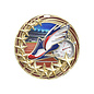 Star Blast Medal – 2 1/4" Custom 2" Insert Holder Award Medal