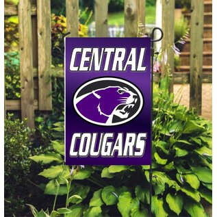 Central Cougars Garden Flag