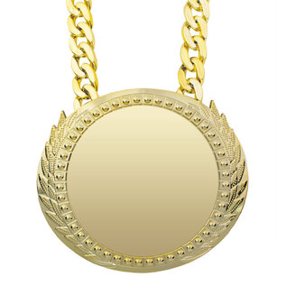 Lite Champ Medal w/ Plastic Chain - 6" x 5.25"
