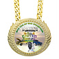 Lite Champ Medal w/ Plastic Chain - 6" x 5.25"