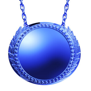 Lite Champ Medal w/ Plastic Chain - 6" x 5.25"