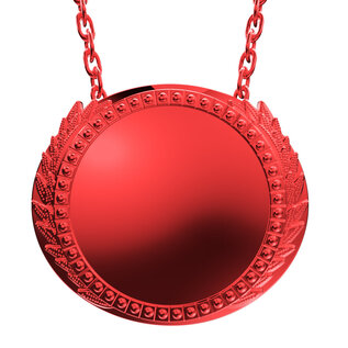 Lite Champ Medal w/ Plastic Chain - 6" x 5.25"