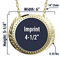 Lite Champ Medal w/ Plastic Chain - 6" x 5.25"