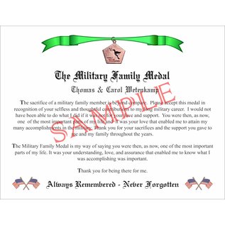 Morgan House Family Medal