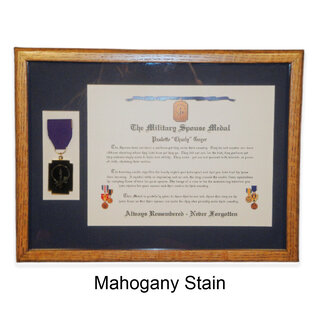 Morgan House Spouse Medal