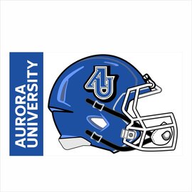 Aurora Univ Football  Spirit Flag