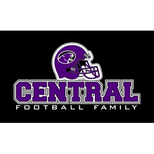 Central Football Flag - Football Family - 2 sided