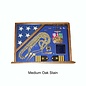 Morgan House Shadow Box with flag in corner - MSB-01 -