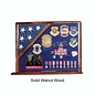 Morgan House Shadow Box with flag in corner - MSB-01 -