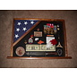 Morgan House Shadow Box with flag in corner - MSB-01 -