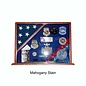 Morgan House Shadow Box with flag in corner - MSB-01 -
