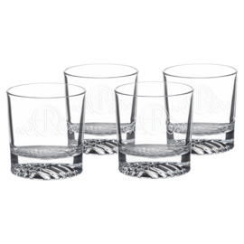 9 oz. Round Rocks Glass - Set of 4