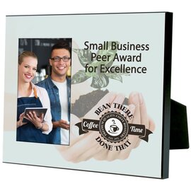 8" x 10" Custom Full Color  Offset Frame - 4" x 6" Photo