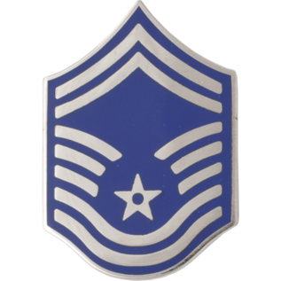 Air Force E8 Chevron Pin