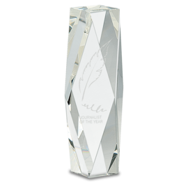 Crystal Faceted Tower