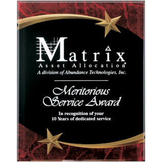 Marble Shooting Star Acrylic Plaque