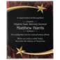 Marble Shooting Star Acrylic Plaque